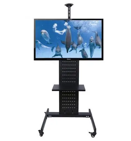 37-70 inch LCD LED Plasma TV Floor Display Stand Carts/Trolley With DVD Holder And Camera Holder NBG 601