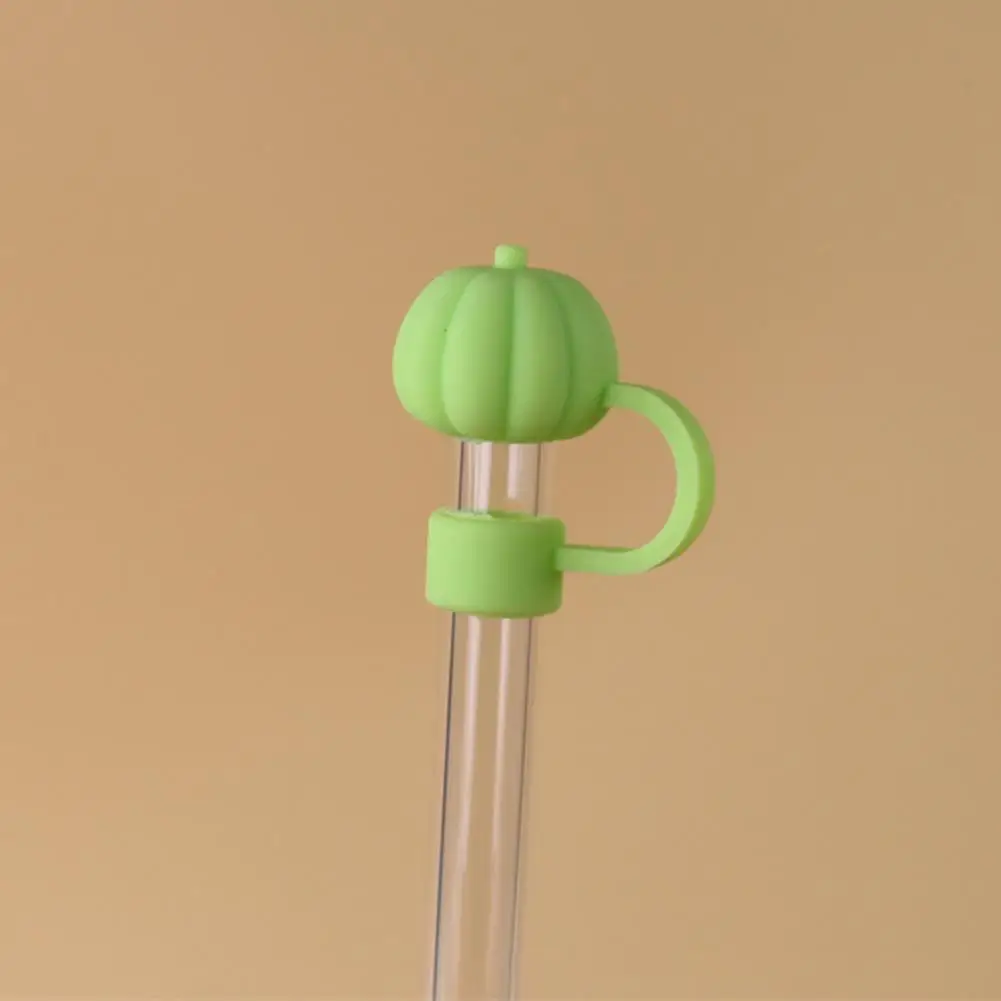 Easy Straw Caps 30/40oz Tumbler Cup Accessories Fall Pumpkin Silicone Straw Cap Set for 30/40 Oz Tumbler Cup Reusable Non-slip