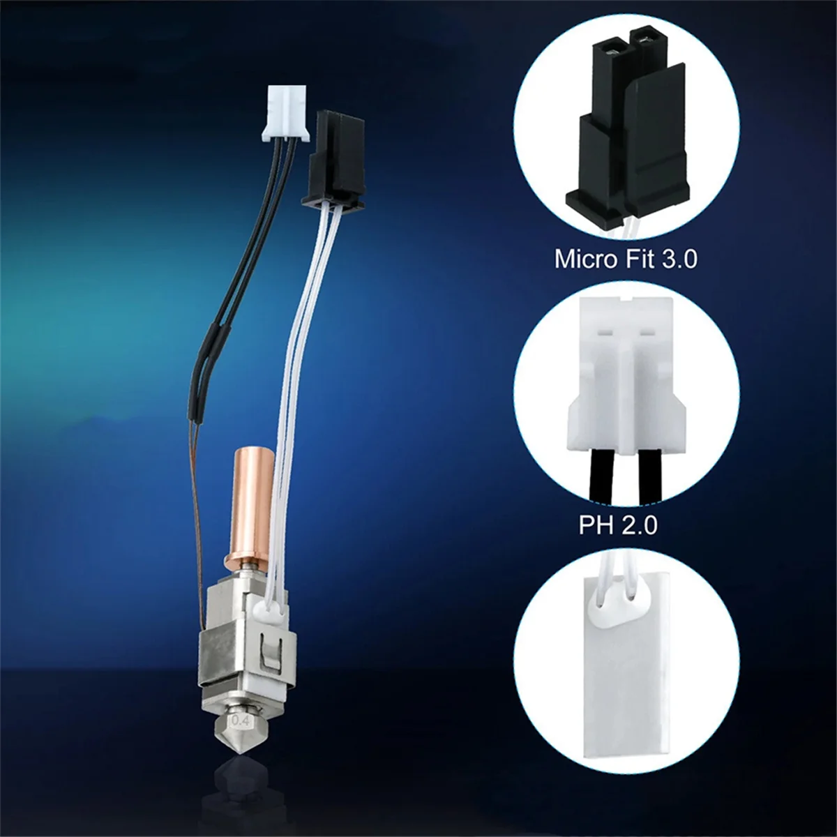 

Upgrade for Anycubic Kobra 2 Hotend Kit,Thermistor Heater Cartridge 0.4mm Print Hot End for Kobra 2 Plus/Neo/Kobra 2JAS