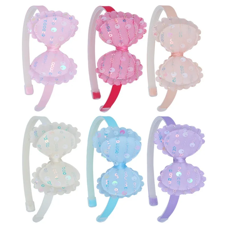 

2025 Spring-Summer Girls' Bright Bow Headbands:Cute & Tiny,Fresh Sweet Style,Non-slip & Hair-friendly,Perfect for Daily Outings