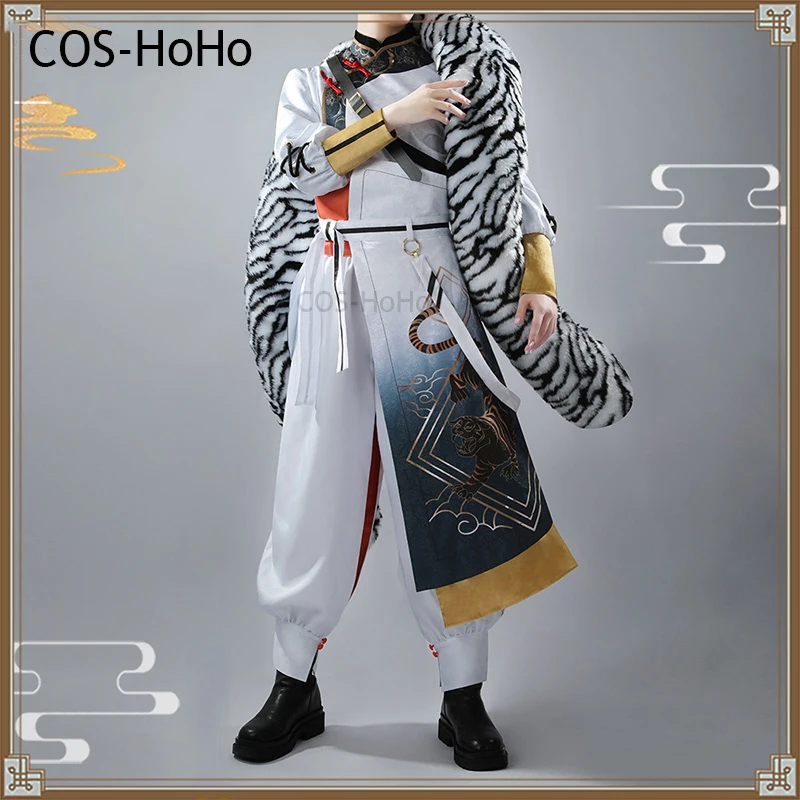 COS-HoHo Vtuber Nijisanji ROF-MAO Hayato Kagami Four Gods Theme New Clothes Game Suit Cosplay Costume Halloween Party Outfit