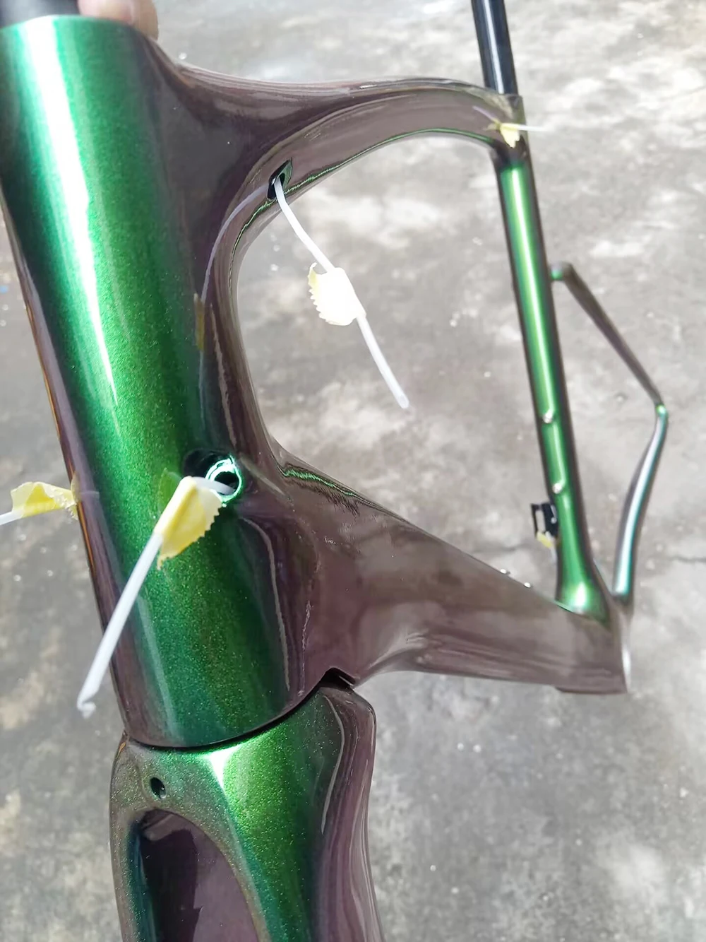 Chameleon Color For 700C X 28C Wheels Framework T1000 Full Carbon Road Bike Frame BB68 Thread Bicycle Frameset