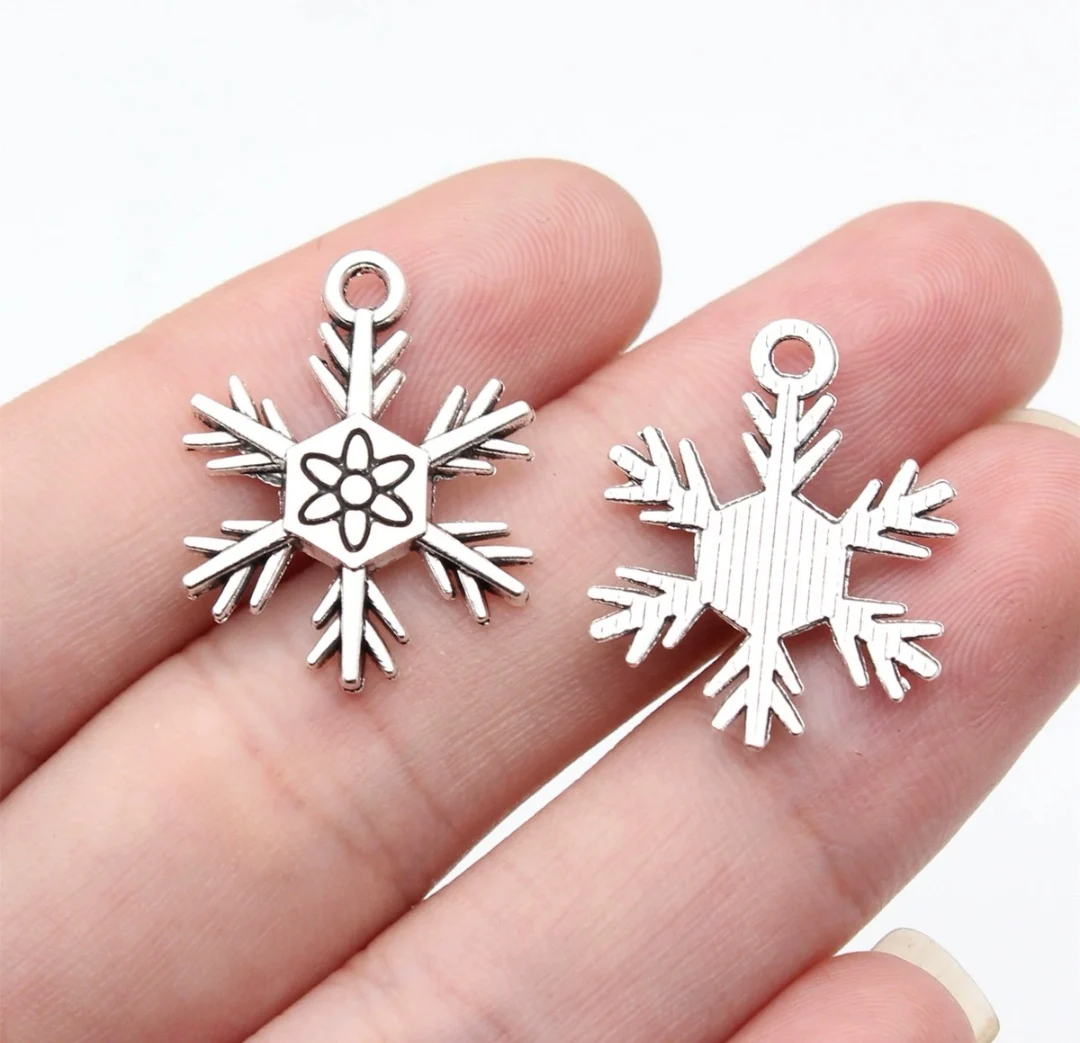 25pcs 24x18mm Zinc alloy metal tibetan silver plated charm T1425 for jewelry making