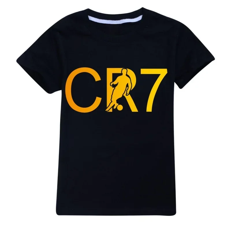 新しい子供服男の子 CR7 シリーズ秋フード付き長袖 Tシャツトラックスーツ子供サッカースポーツウェアパーカーとパンツセット