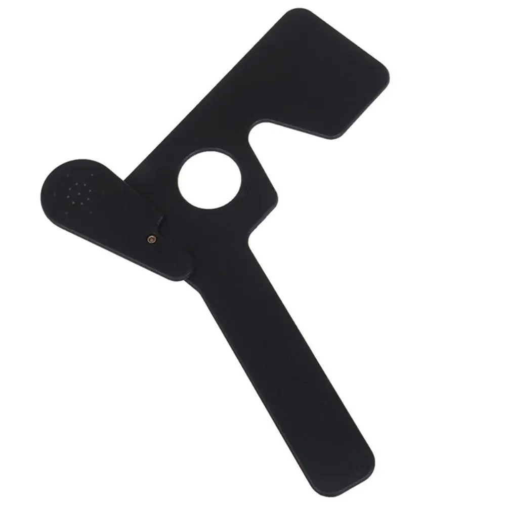 Black Eye-occluding Paddle for Vision Testing ABS Material Easy To Use Vision Adjustment Ruler Handheld Optometry Tool