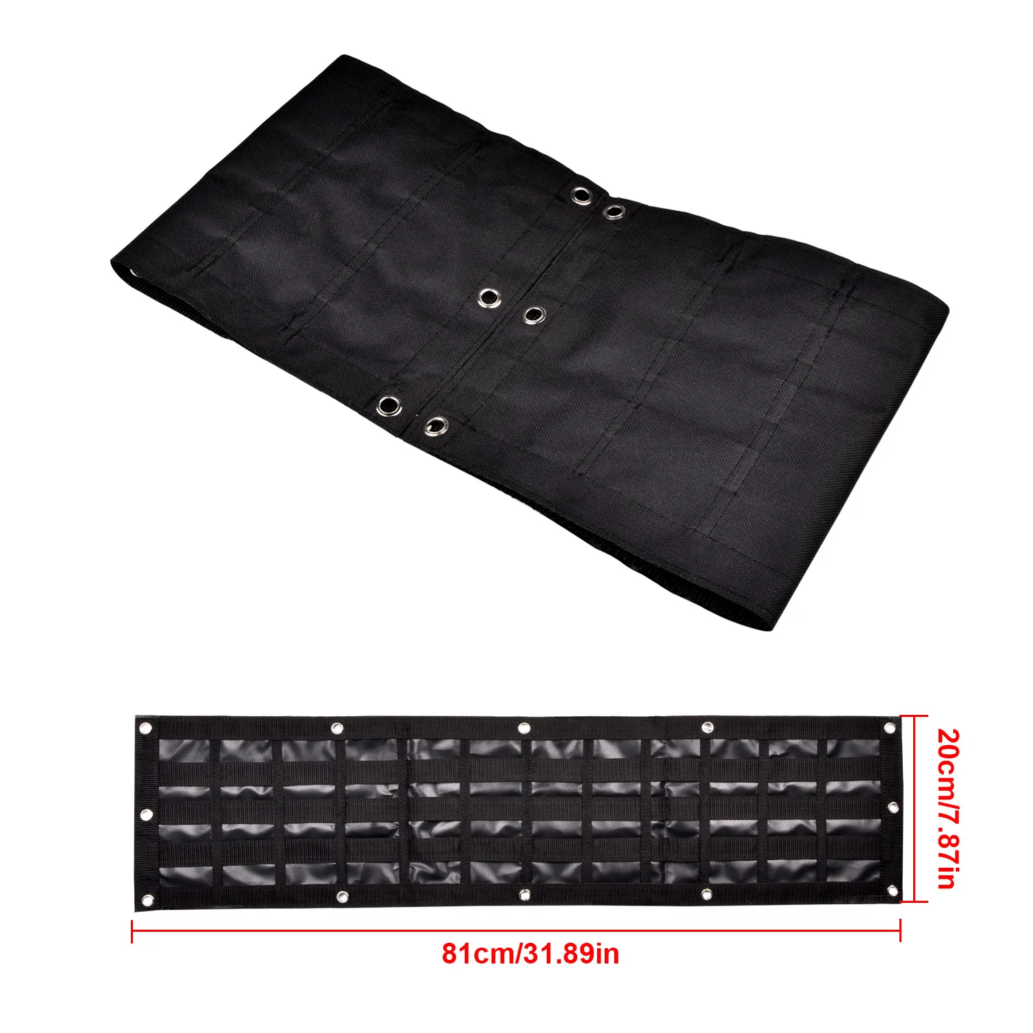Car Tail Door Storage Bag Organization Accessories With Screws For Suzuki Jimny JB64 JB74 2018-2021 Auto Stowing Tidying