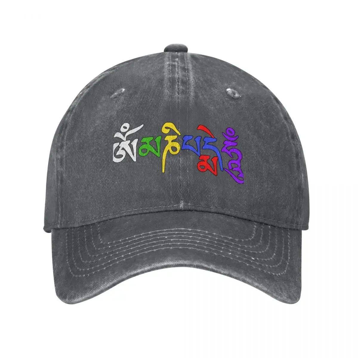 

OM MANI PADME HUM Baseball Cap Beach Bag black custom caps Designer Hat Men's Baseball Women's