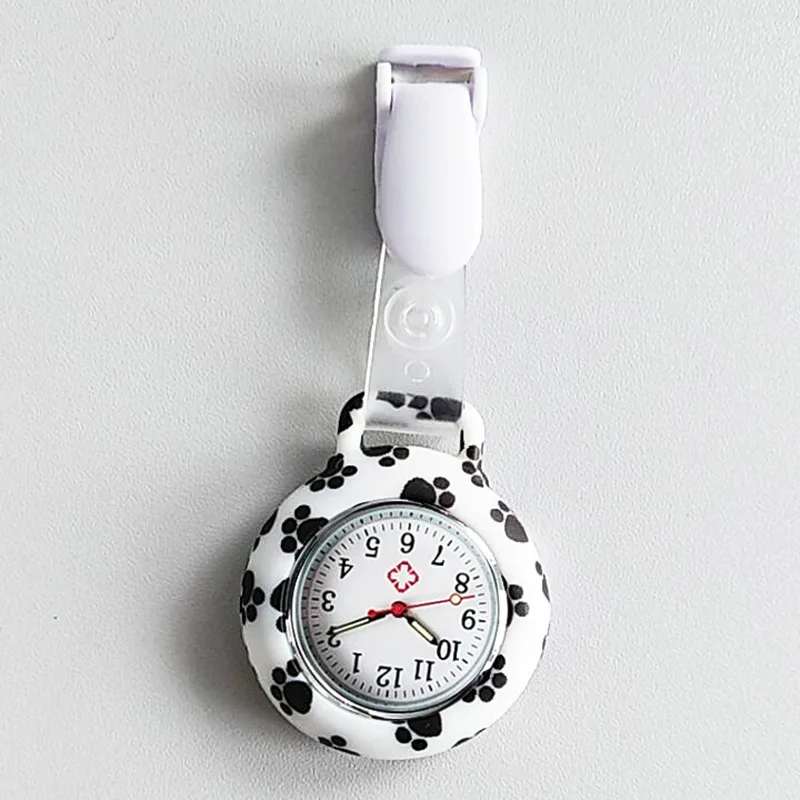 ساعة جيب كوارتز للممرضات ، ساعة كوارتز فوب ، سوار سيليكون #2