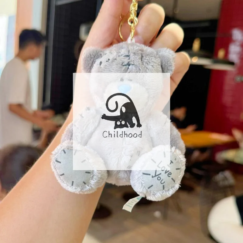 

Переносная плюшевая игрушка-медведь в виде мультяшного персонажа, брелок-подвеска, милый медвежонок, украшение для сумки, подарки