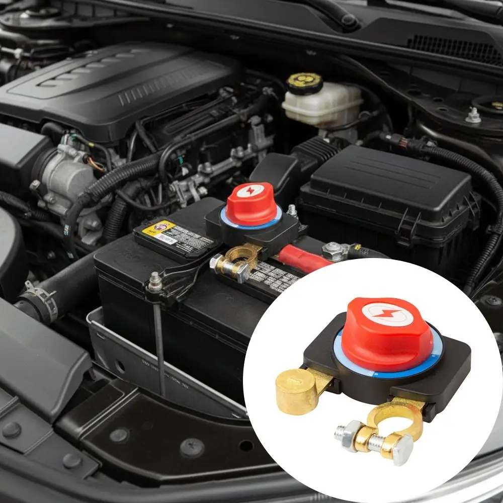 Manual Switch Car Battery Disconnect Switch Disconnect Function Protection Device Circuit Breaker Automatic Switch Universal Fit
