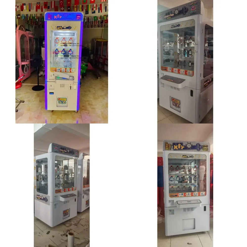 

Commercial Coin-Operated Claw Machine, Large Arcade Lucky Key Pusher Gift Machine, Claw Crane Game, Children's Indoor