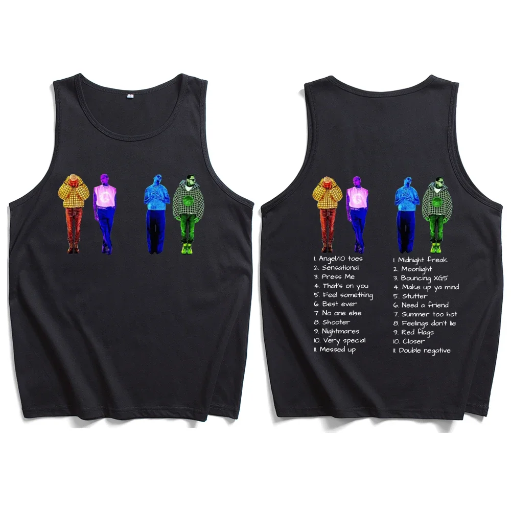 Chris Brown Rapper Shirts Vest Tank Tops T-Shirt Man Woman Tops Sleeveless