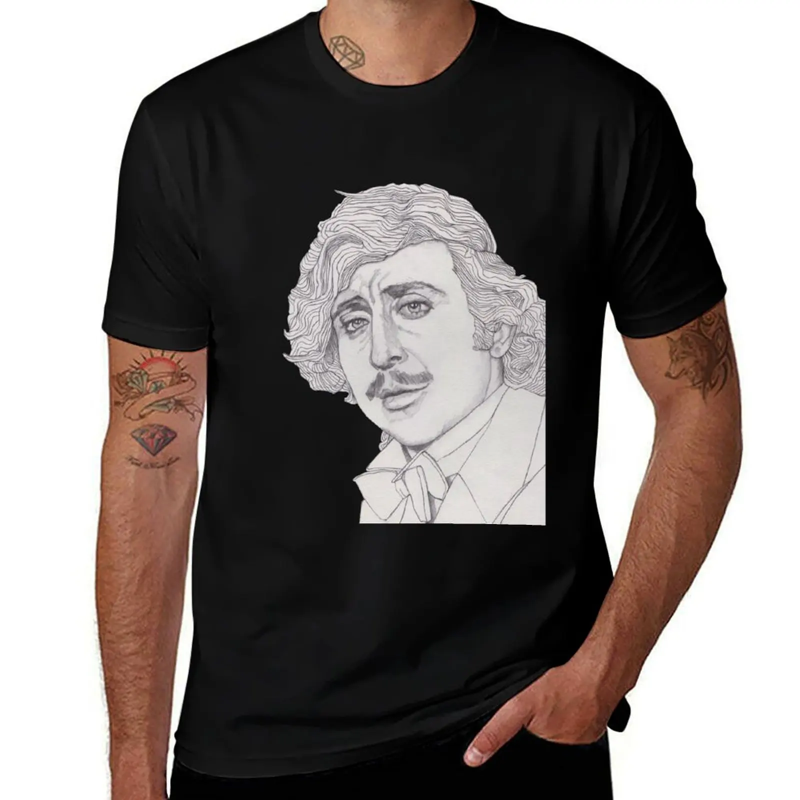 Dr. Frederick Frankenstein - Gene Wilder T-Shirt Fashion Print Casual Short Sleeve T-Shirt