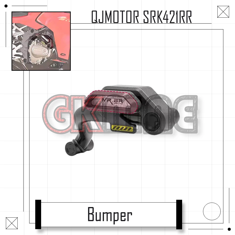 

New For QJMOTOR SRK 421 RR SRK421RR Motorcycle Original Bumper Anti-collision Ball Guard Fit SRK 421 RR