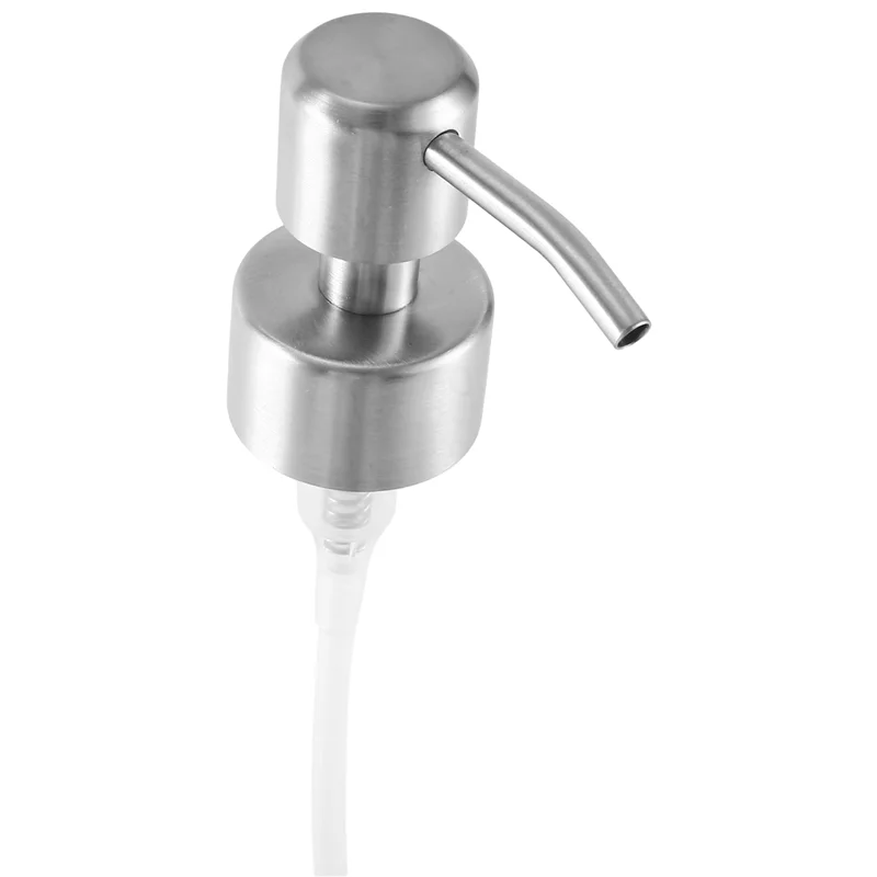 

FAST-10X Soap Dispenser Pump Replacement - 304 Stainless Steel Soap And Lotion Dispenser Pump For Regular 28/400 Neck Bottles