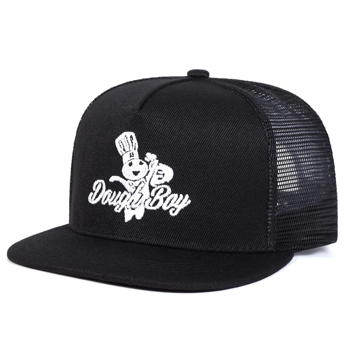 Cappelli a rete hip-hop con ricamo a lettera Daugh Boy unisex Cappelli da baseball casual regolabili per esterni primavera estate Cappello per protezione solare