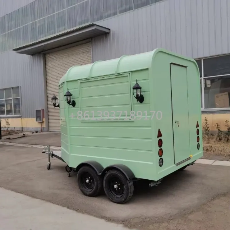 أرخص الحصان مقطورة الشارع الغذاء شاحنة الأعمال المتنقلة بار المطاعم شاحنة عربة القهوة خمر الحصان الغذاء مقطورة