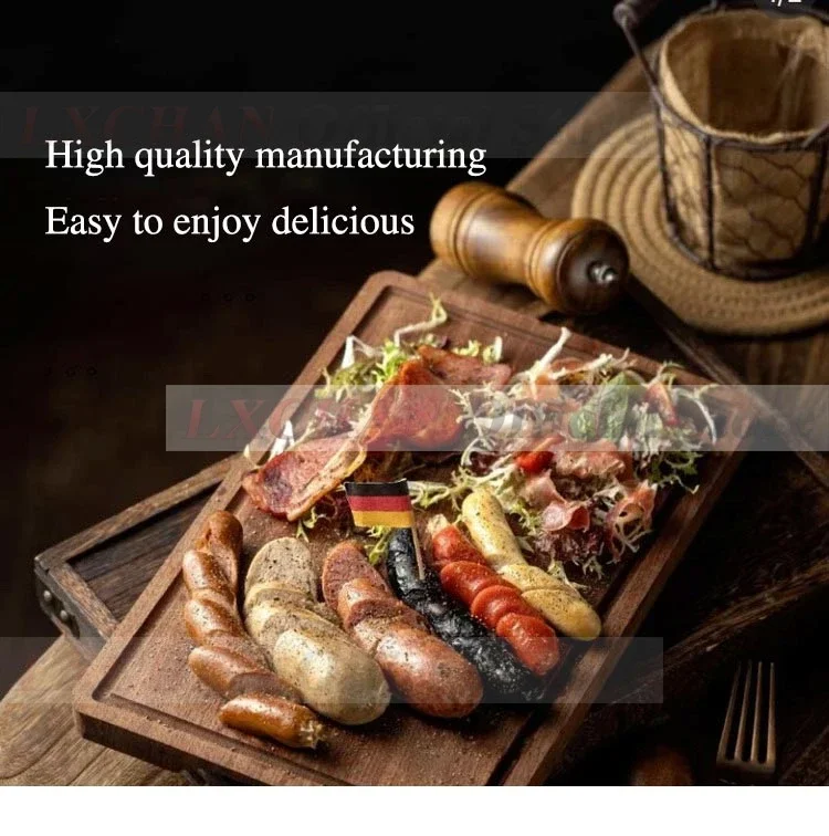 5L Manual Sausage Enema Maker Processor Filler Meat Press Sausage Tool Meat Stuffer Filler with Funnel Nozzle