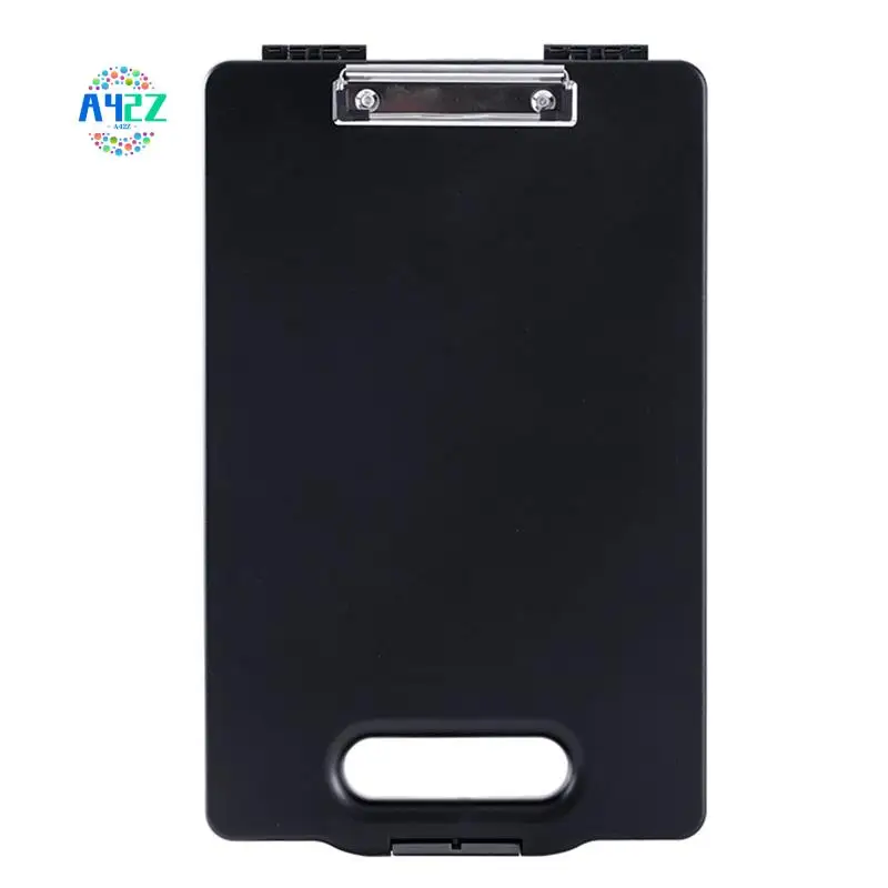 

A42Z-A4 Plastic Storage Clipboard File Box Case Document File Folders Clipboard Portable Clipboard Storage Case