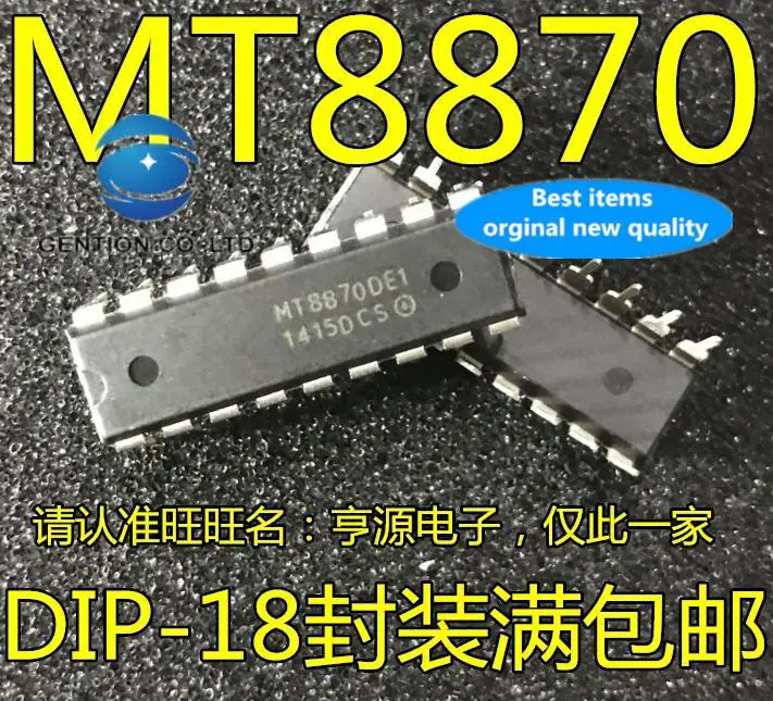 

10pcs 100% orginal new in stock MT8870DE1 MT8870DE MT8870 In-Line DIP-18 Tone Decoder