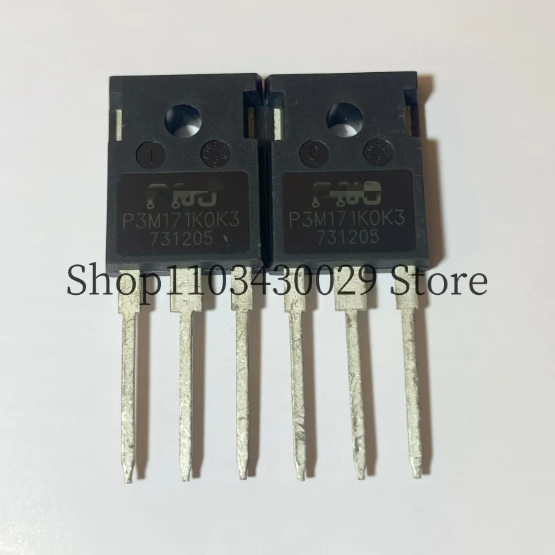 

10Pcs New Original P3M171K0K3 TO-247-3 20A 1700V Silicon Carbide MOSFET Transistor