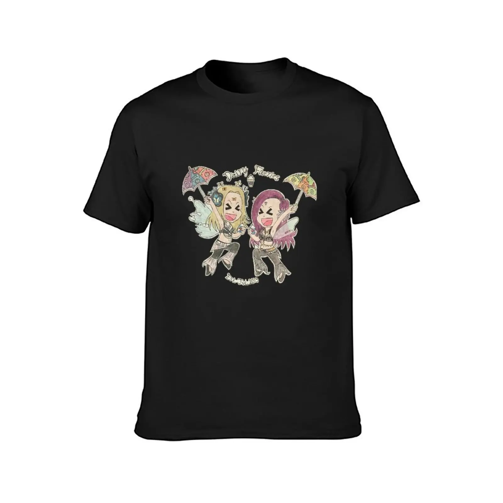 Dairy Faeries T-Shirt tops oversizeds summer tops black t shirts for men