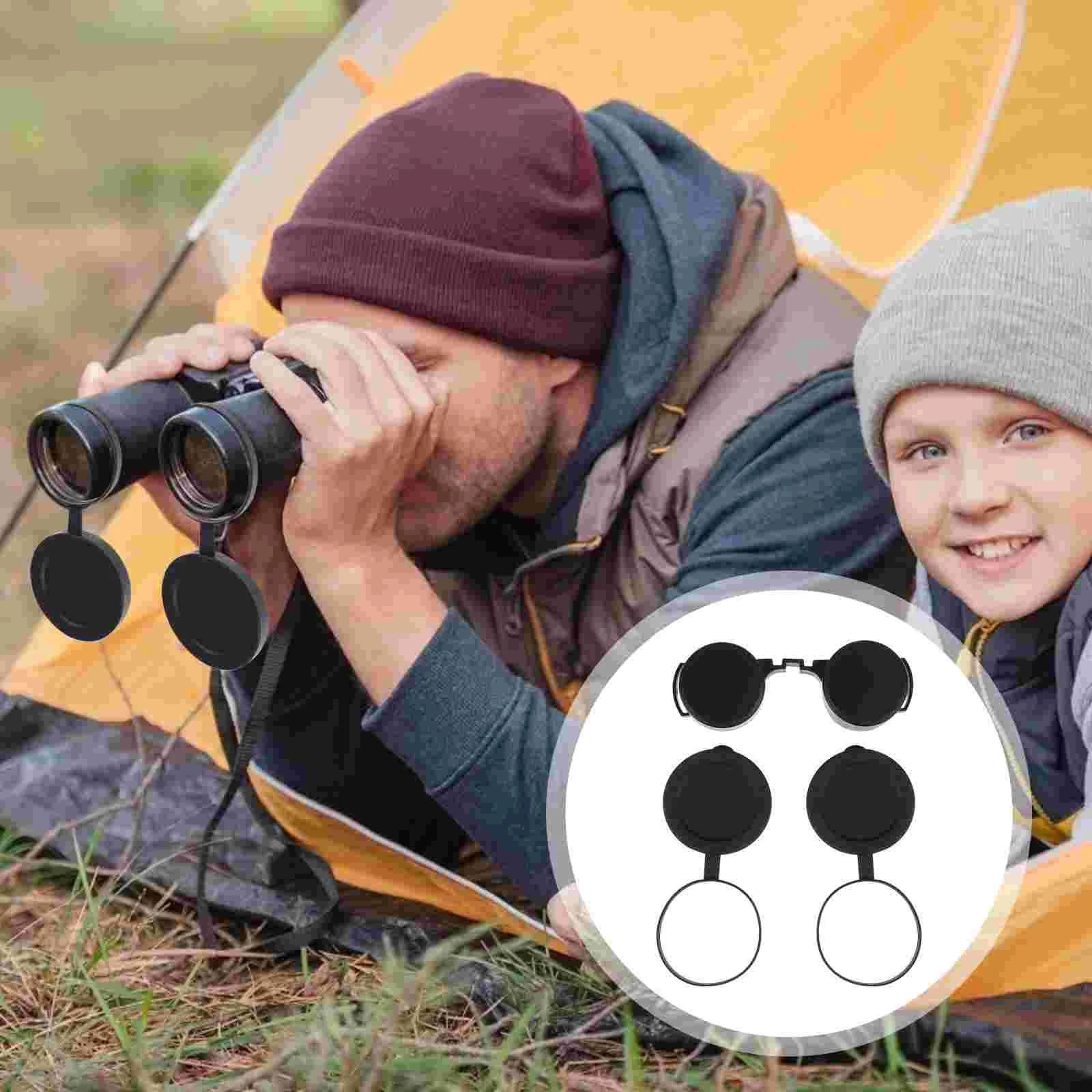 

3 PCS Eyepiece Cap Objective Lens Cover Replacement for Telescope Rubber Pack Accessories