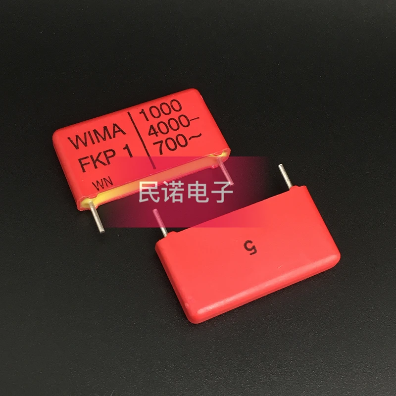 

2/5/10/20 шт. немецкий пленочный конденсатор WIMA FKP1 4000 В 0,001 мкФ 4000 В 102 1000PF шаг 22,5 мм аудио пассивный конденсатор
