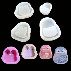 DIY Silicone Penguin Shaped Epoxy Resin Mold Jewelry Accessories Jewelry Tool