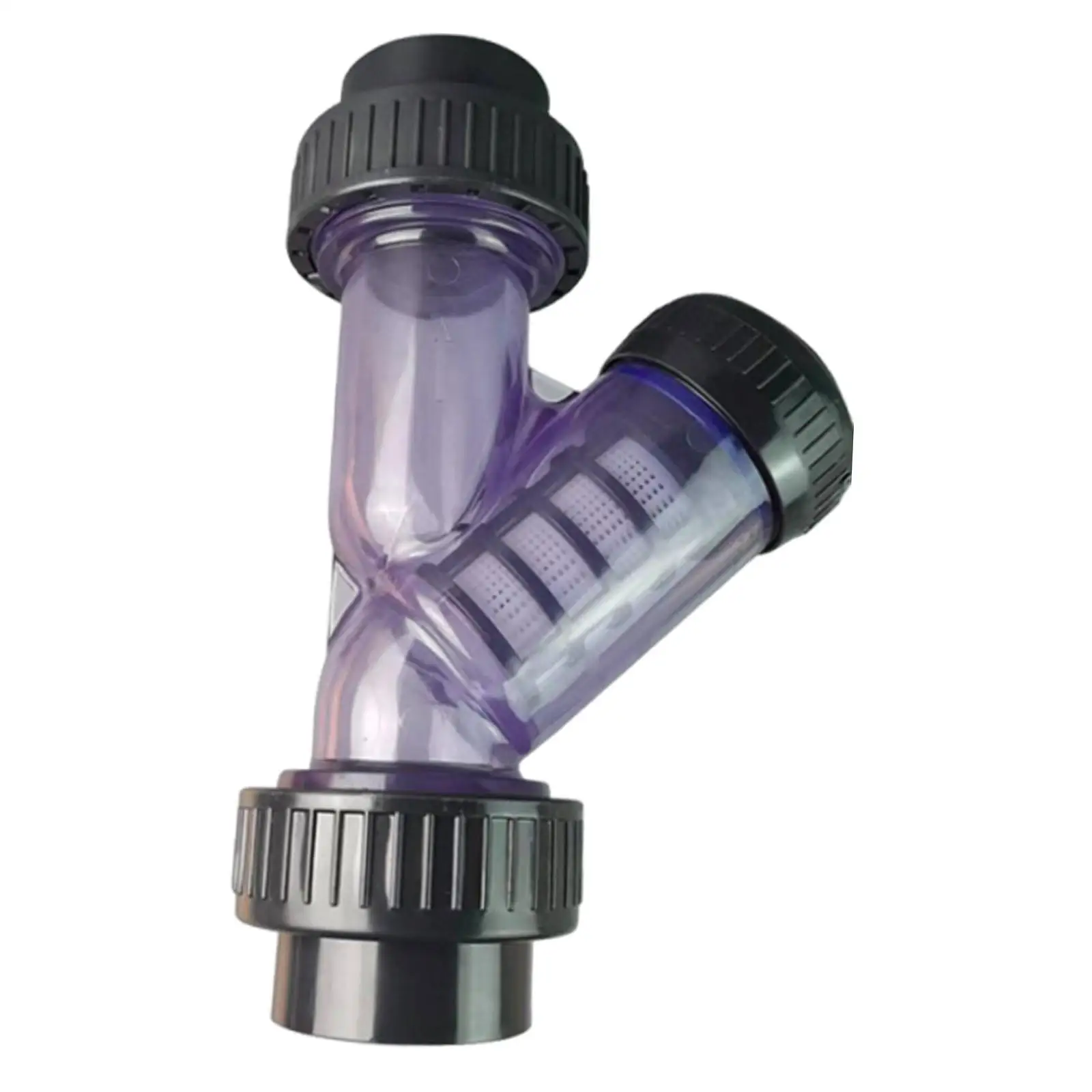 Clear Sediment Y Strainer, Water Fittings, Y Strainer for Portable Water Transfer