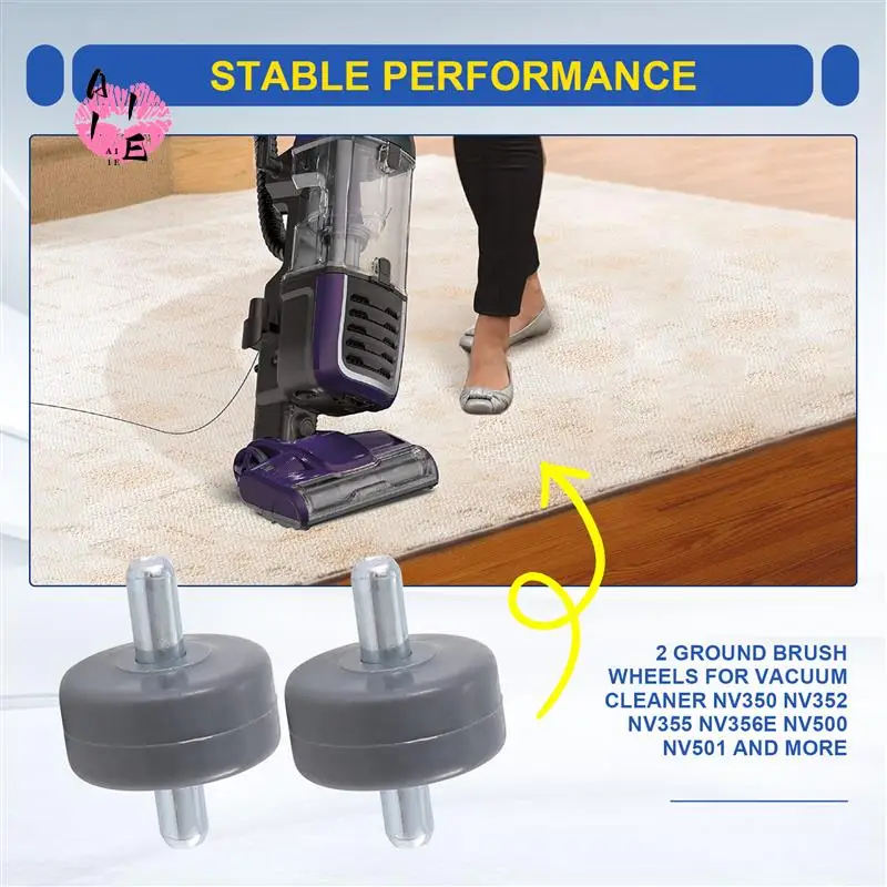 

A11E-2 Ground Brush Wheels For Shark Vacuum Cleaner NV350 NV352 NV355 NV356E NV500 NV501 And More