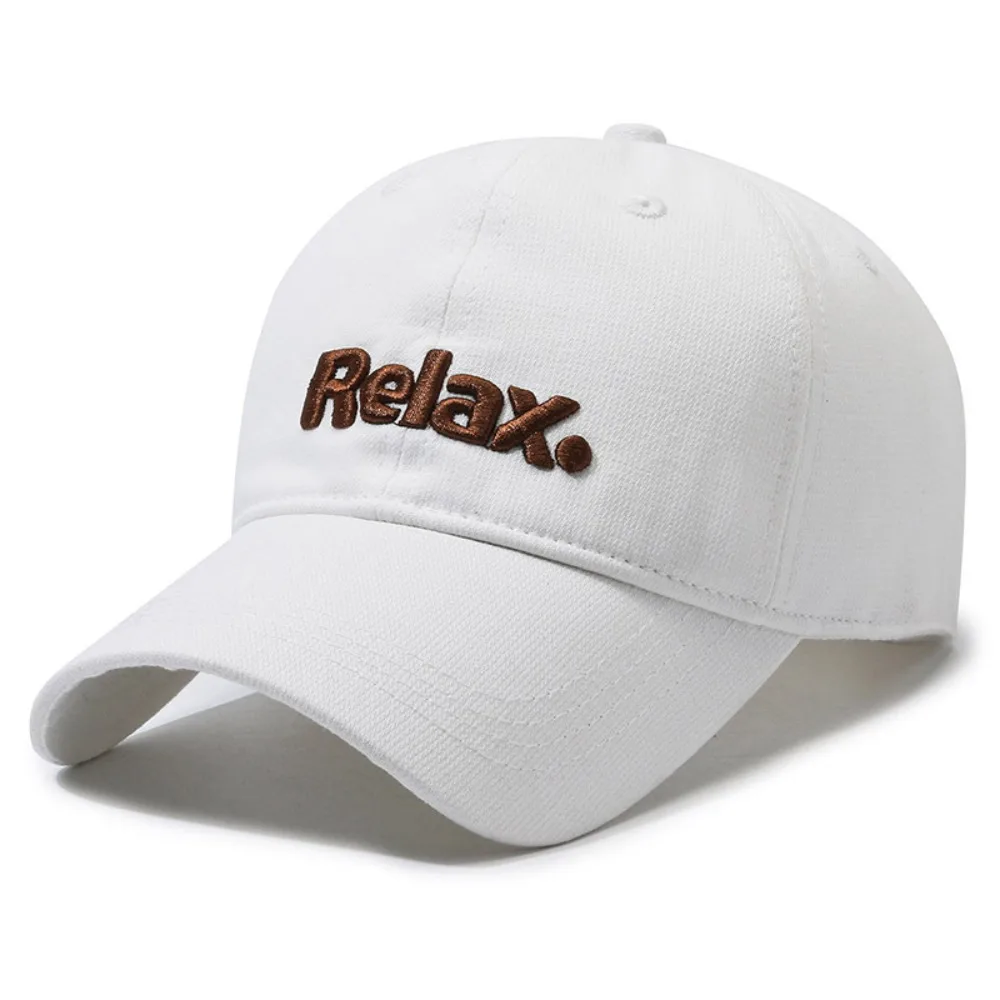 Cotton Fashion Baseball Cap New Solid Color Embroidered Baseball Cap Versatile Baseball Cap