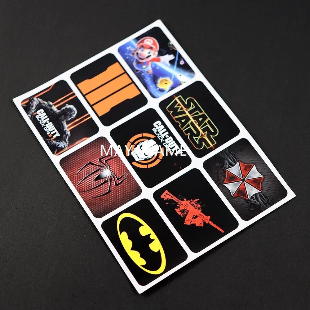 20 قطعة ل PS4 تحكم لوحة اللمس ملصق لاصق لامع ورائع لسوني بلاي ستيشن 4 تحكم ستار حامي جلود غطاء