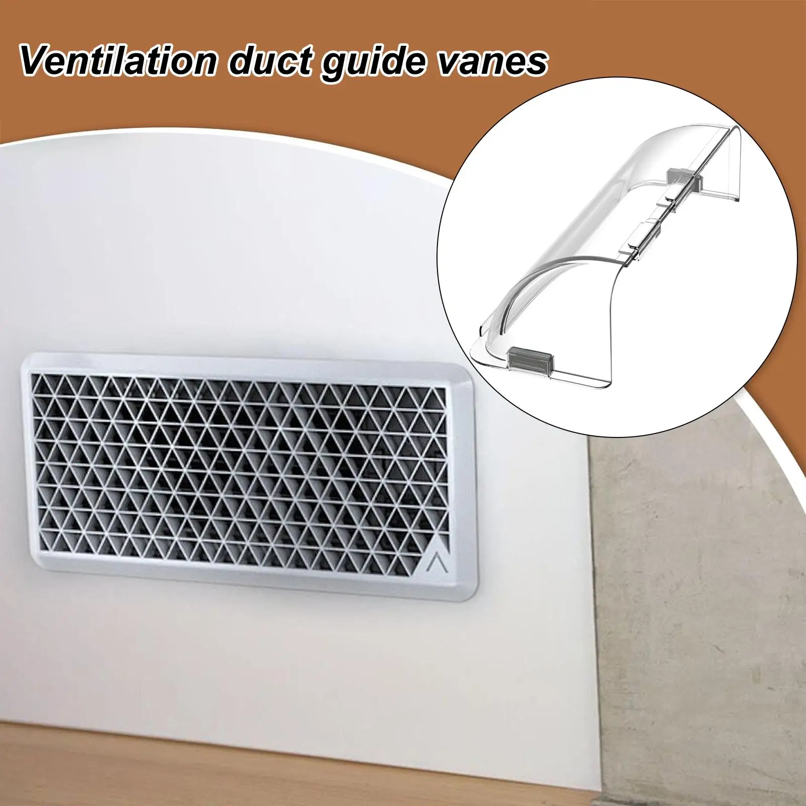 Magnetic Air Vent Deflector Floor Outlet Shield Redirector Diverter Double Layer Factory Warehouse Supply Ventilation Accessory