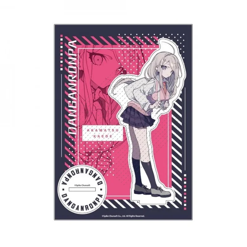 Anime V3 Figure Doll Game Kirigiri Kyouko Kaede Akamatsu Harukawa Maki Acrylic Stand Model Plate Cosplay Toy for Gift