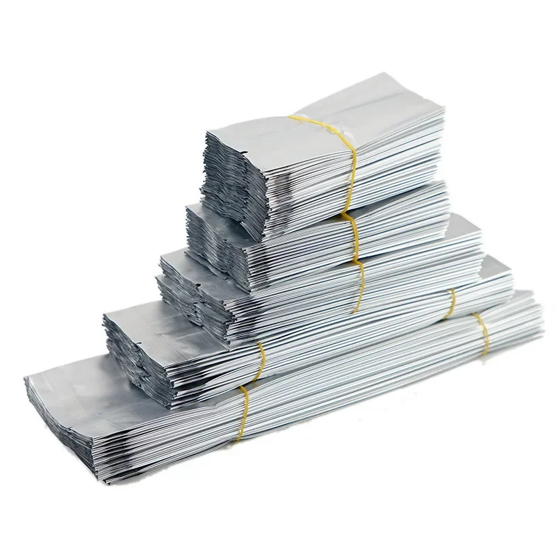 Universal Sealed Aluminum Foil Bag Blank Silver Tin Foil Packaging Bags for Business Tea Food Inner Bag