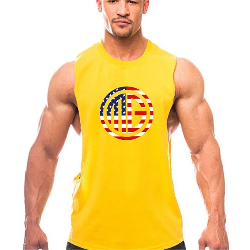 

Летние хлопковые дышащие повседневные рубашки без рукавов для тренажерного зала, бодибилдинга, тренировок, майки, мужские жилеты для фитнеса с большими боковыми разрезами