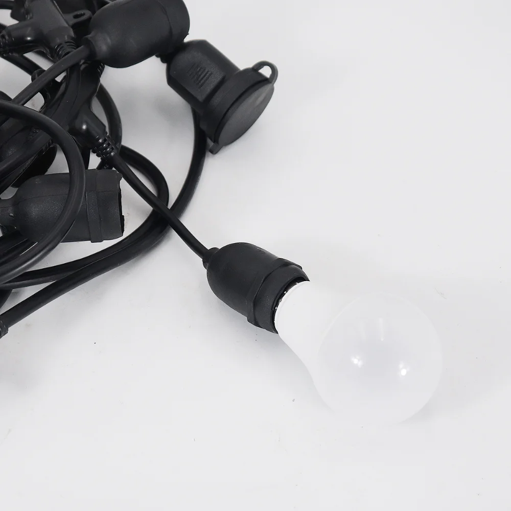 IP65 10M LED Garlands S14 LED String Light Commercial Patio String E27 LED Light String Decoration For Holiday Garden Wedding