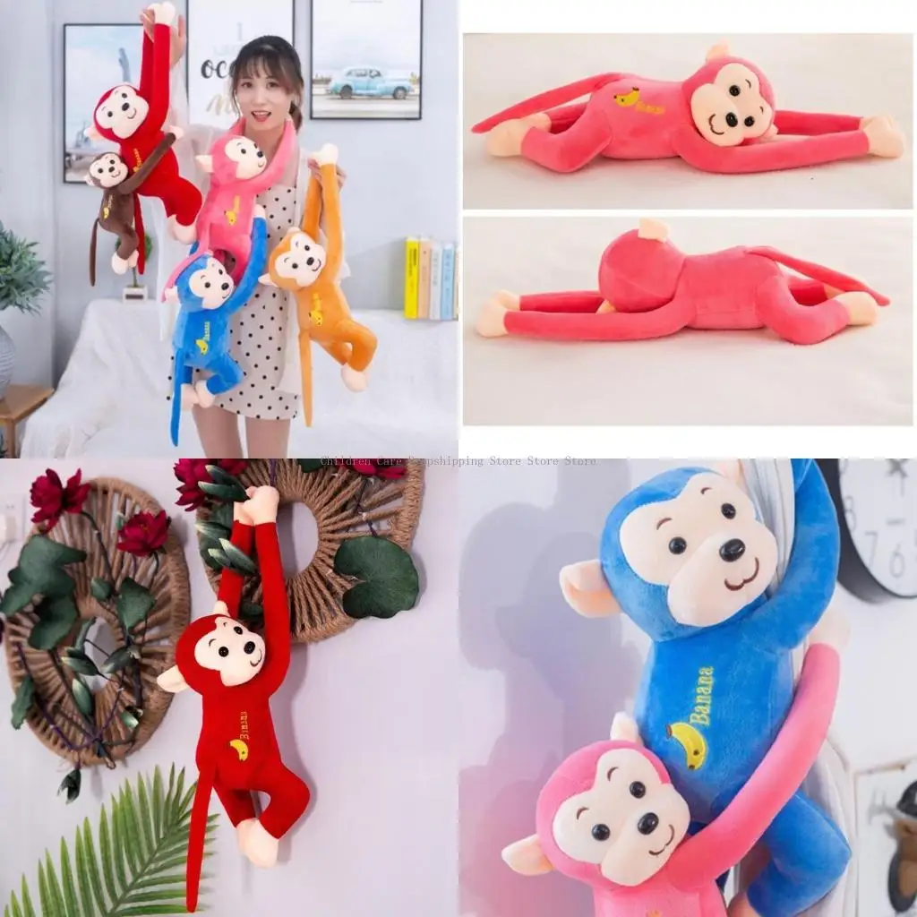 

Творческая обезьяна плюш милый мультфильм Gibbon фаршированная кукла животных висячи