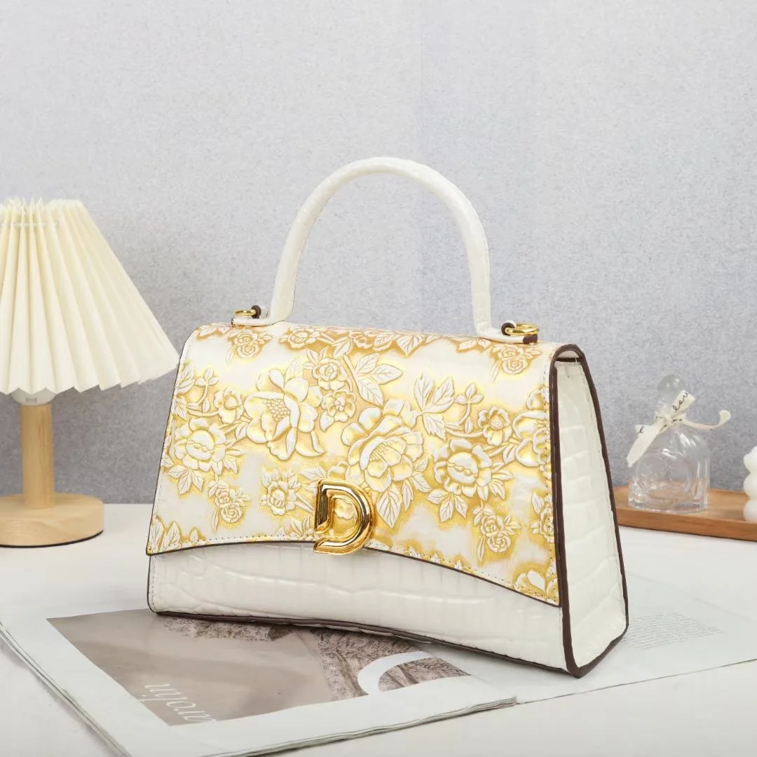 Women Handbags Top Handle Satchel Purse Shoulder Bag Flower Hobo Work Crossbody s for Bolsa Feminina