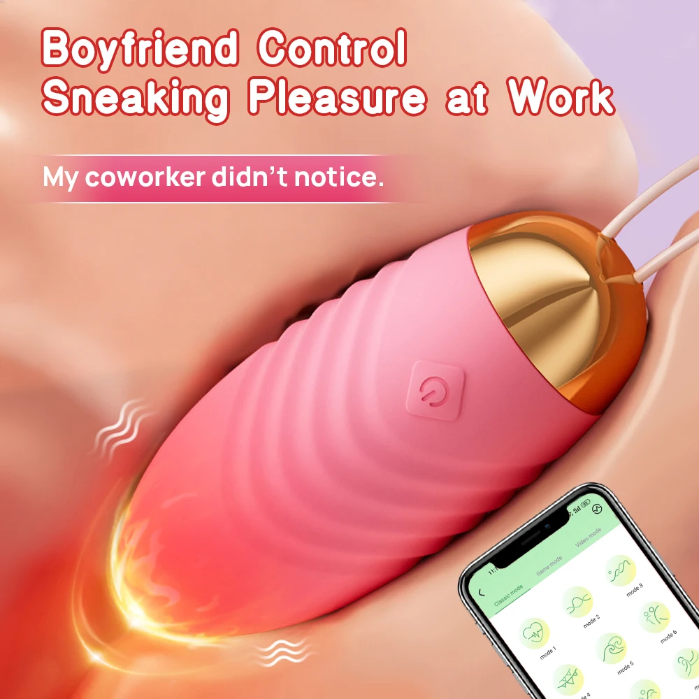 APP Wireless Jump Egg Vibrator Remote Control Body Massager Stimulator Women Bullet Vibrators Adult Sex Toys Product Lover Games image 3