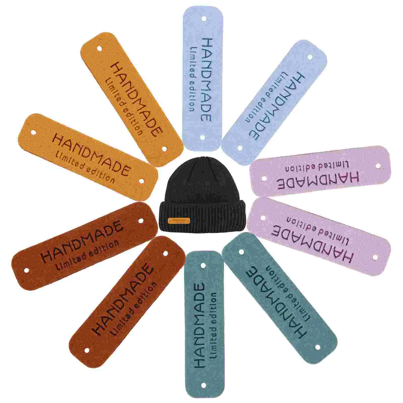 

50 Pcs Label DIY Tags Knitting Accessories Handmade Labels Crochet PU Plant