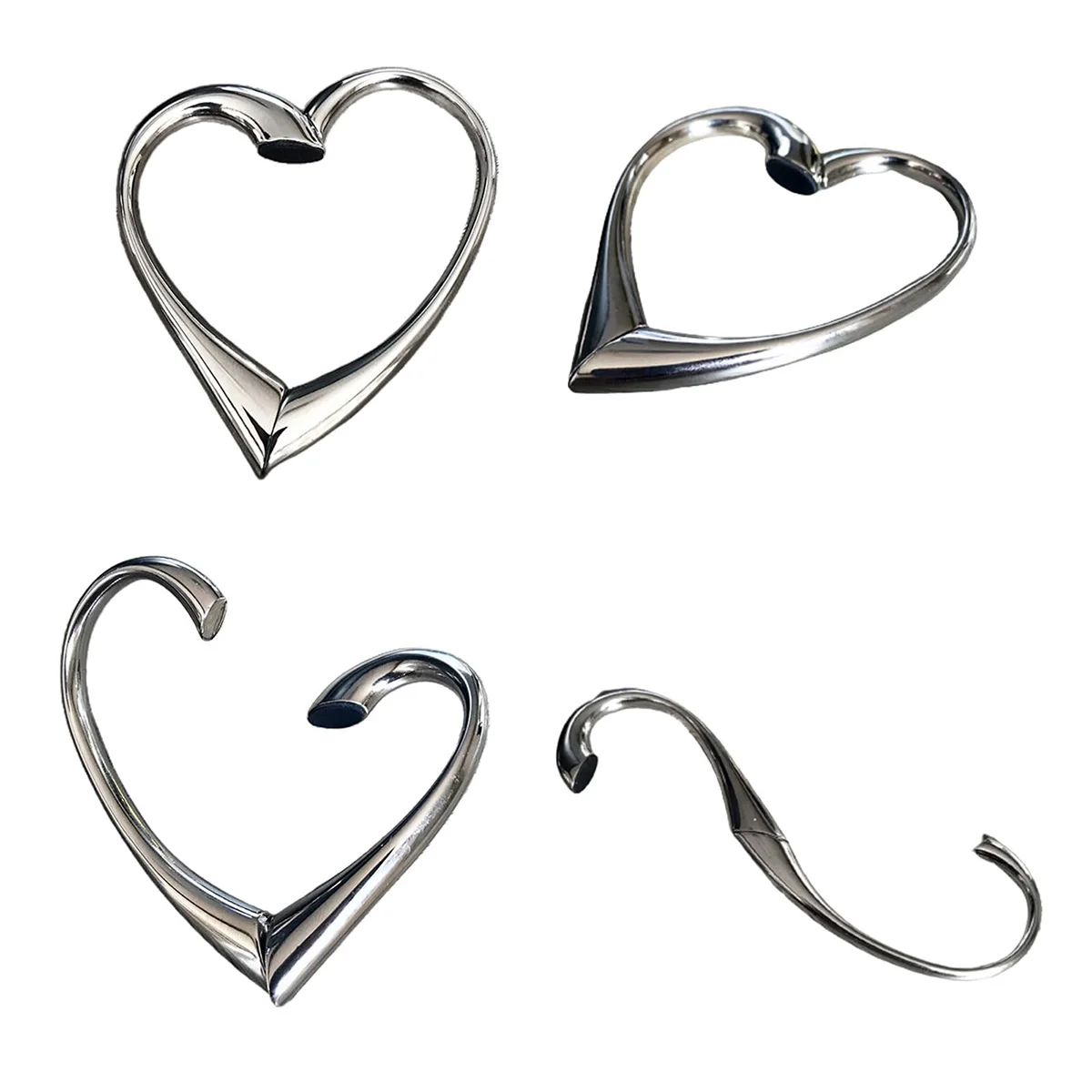 1PC Heart Purse Hanger Portable Bag Hanger for Table and Travel Sleek Heavy Duty Purse Hook Unisex Zinc Alloy Handbag Hook