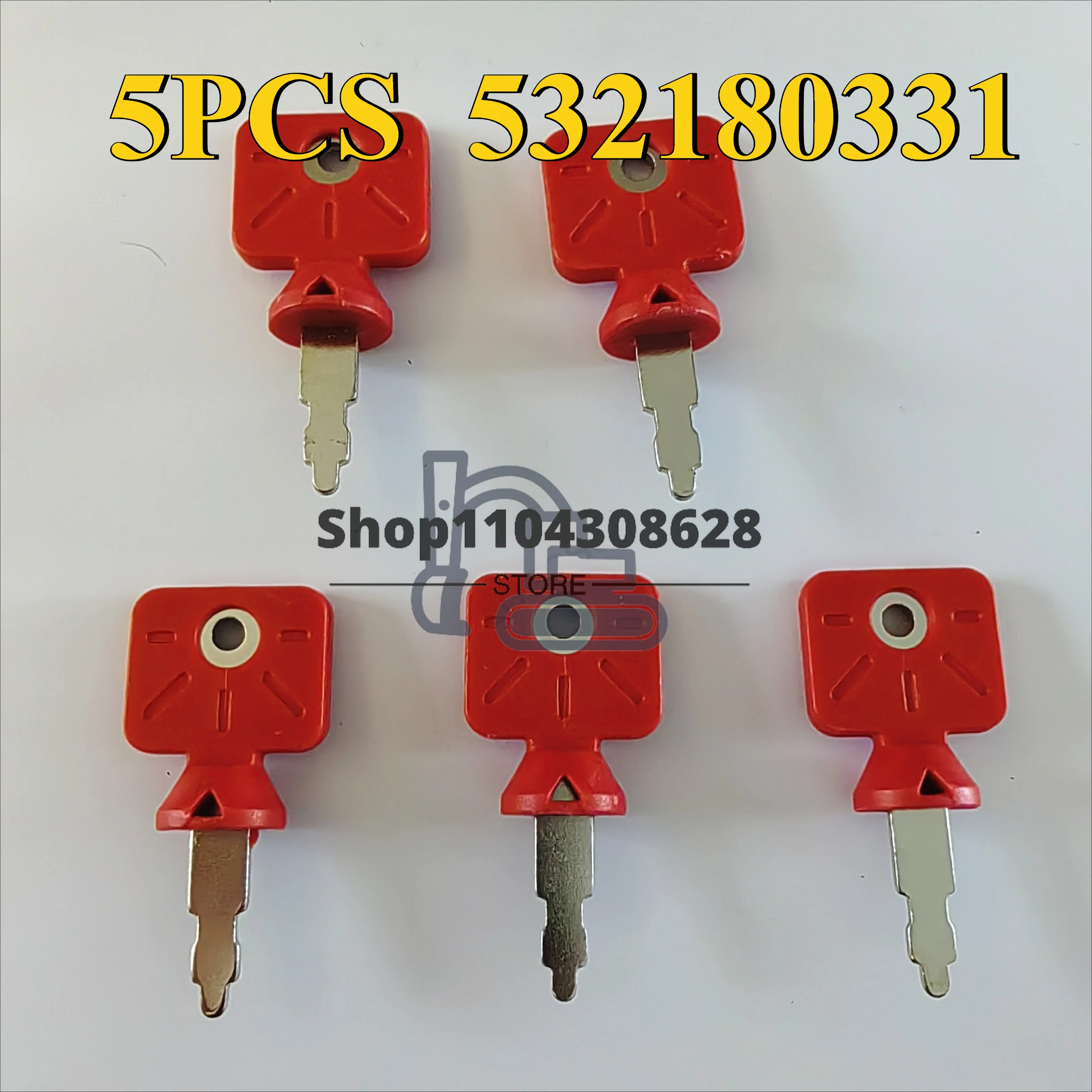 

5 шт. KEYS 532180331 ключ зажигания подходит для газонокосилки Husqvarna