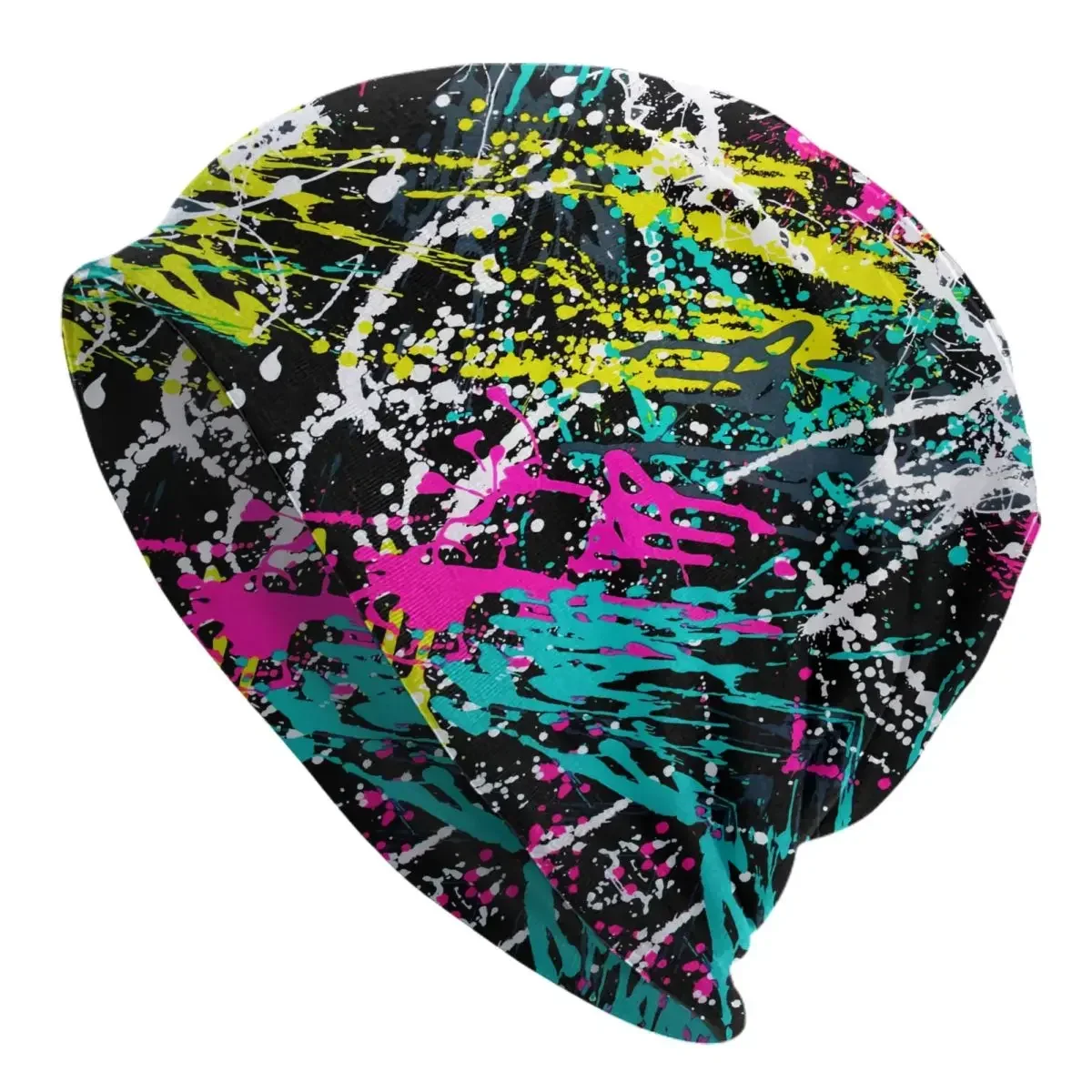 Abstract Graffiti Camouflage Pop Art Skullies Beanies Caps Cool Winter Warm Men Women Knitted Hats Unisex Adult Bonnet Hats