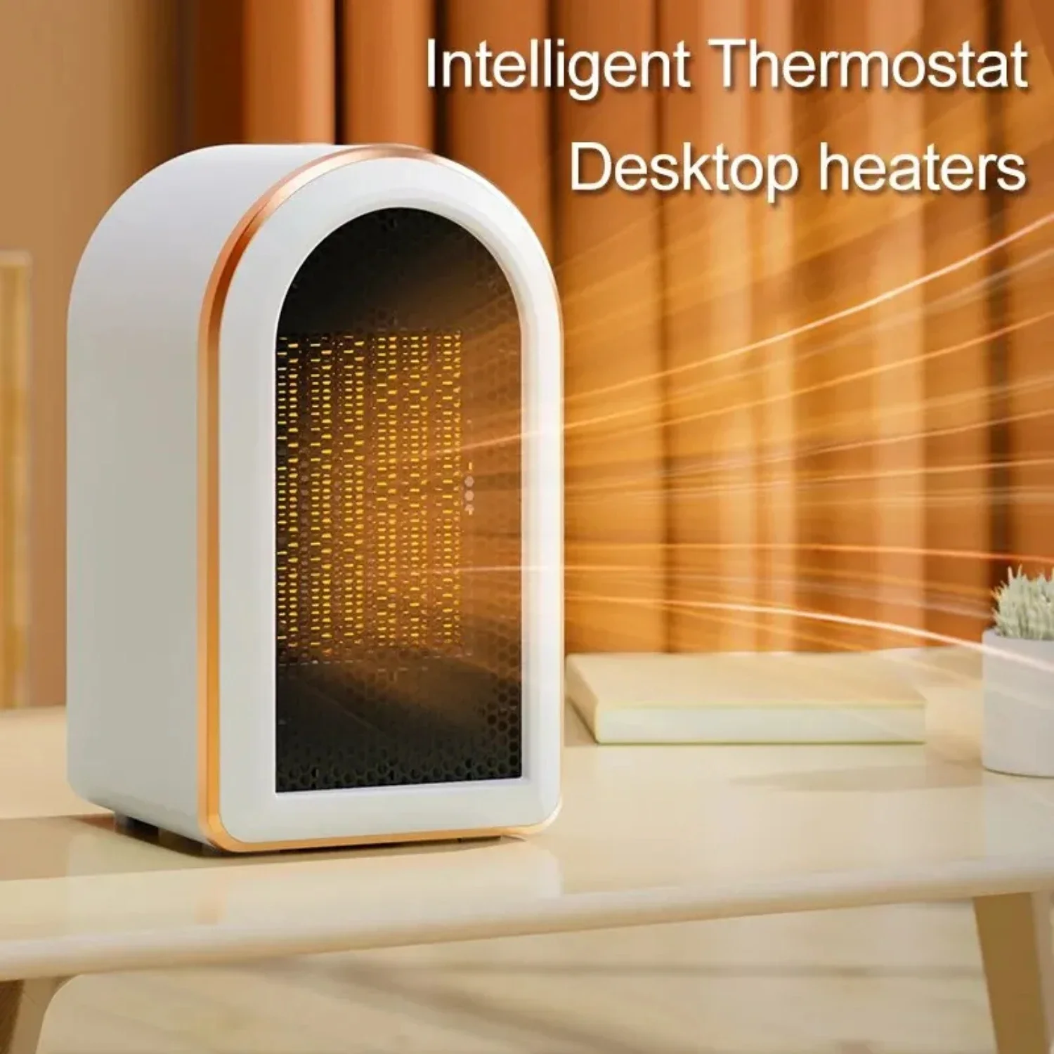 

Efficient & Portable 1200W Ceramic Room Heater - Energy-saving Desktop Heater for Warmer Winter - Powerful 220V Office Fan Heate