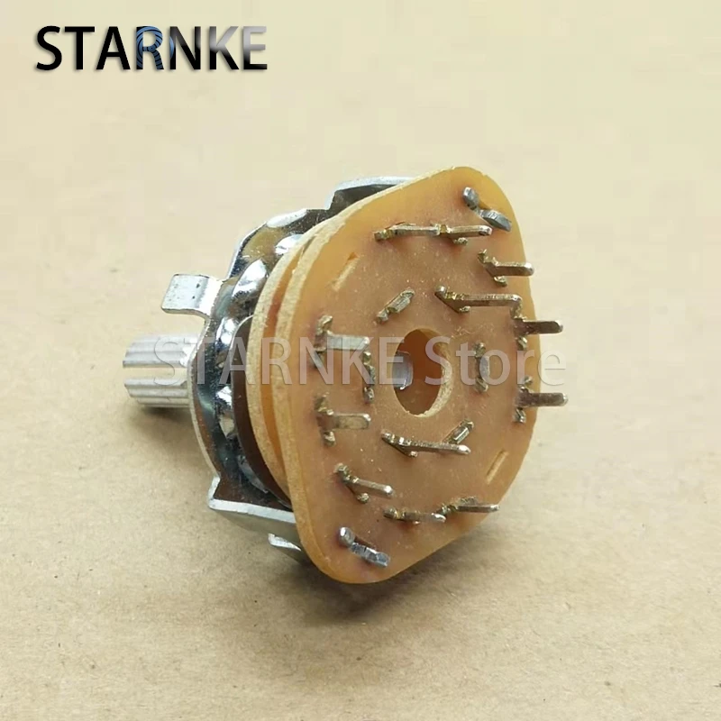 2PCS New RS25 Band Switch 2 Knife 5 Position Shift Position Rotary Switch Handle Length 20MM Switch