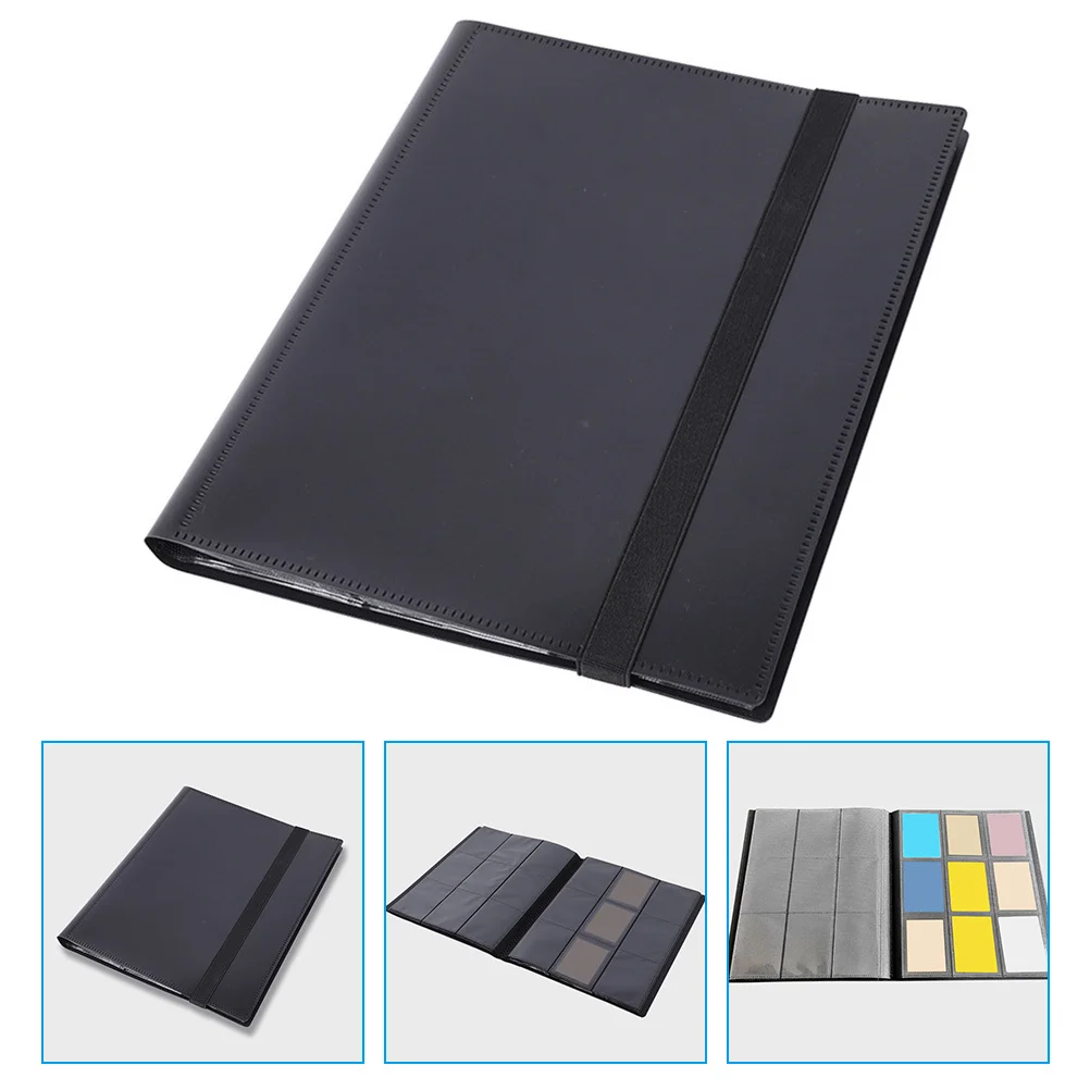 ألبوم بطاقة الألعاب، حامل بطاقات PP مميز قابل لإعادة الاستخدام للتجارة الرياضية والبيسبول وكرة القدم وألبوم بطاقات المجمع #5