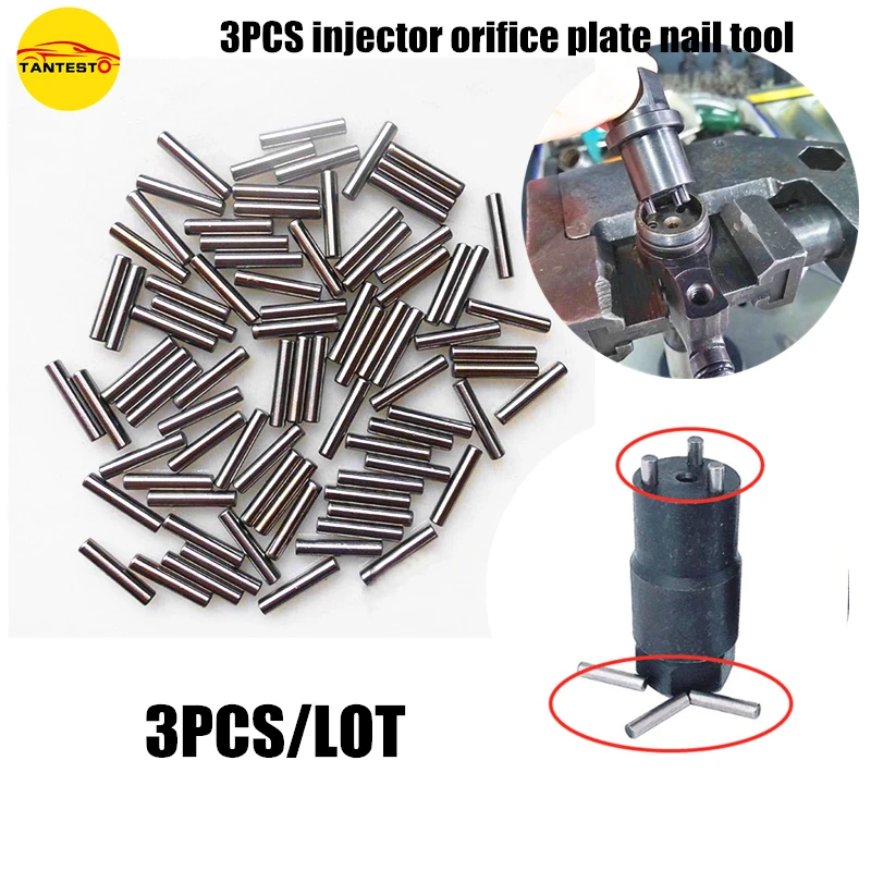 

Для Denso Common Rail Инжектор отверстия пластина болт контактный блок 3 шт гвозди Прочная сталь прочный не легко сломать