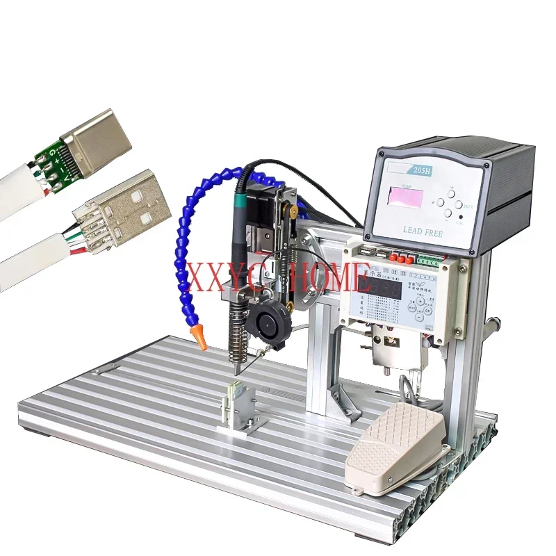 Semi-Automatic Foot-Operated Soldering Machine Small Circuit Board Wire Welding Equipment Automatic Constant Temperature